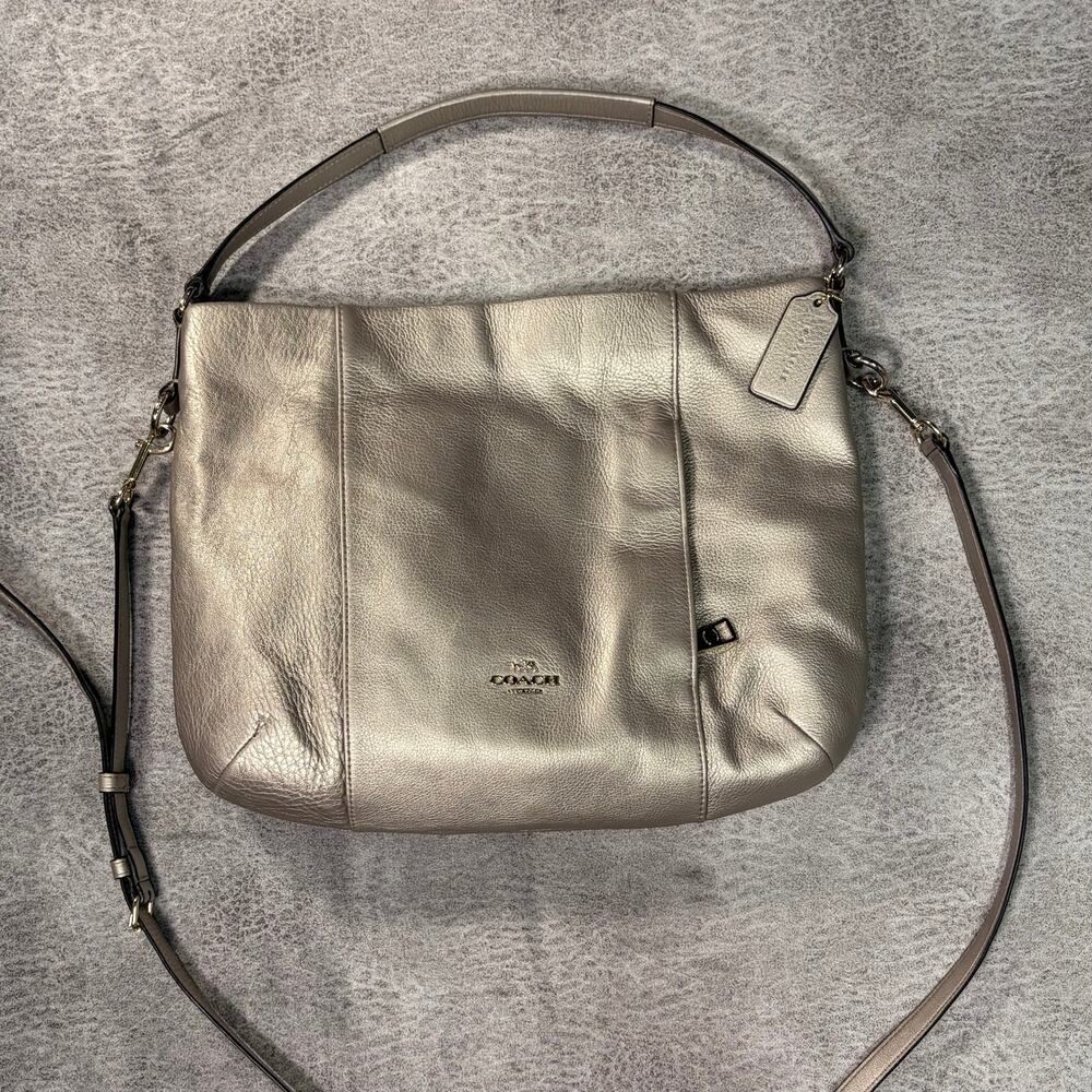 Coach Silver Madison Isabelle Shoulder Bag